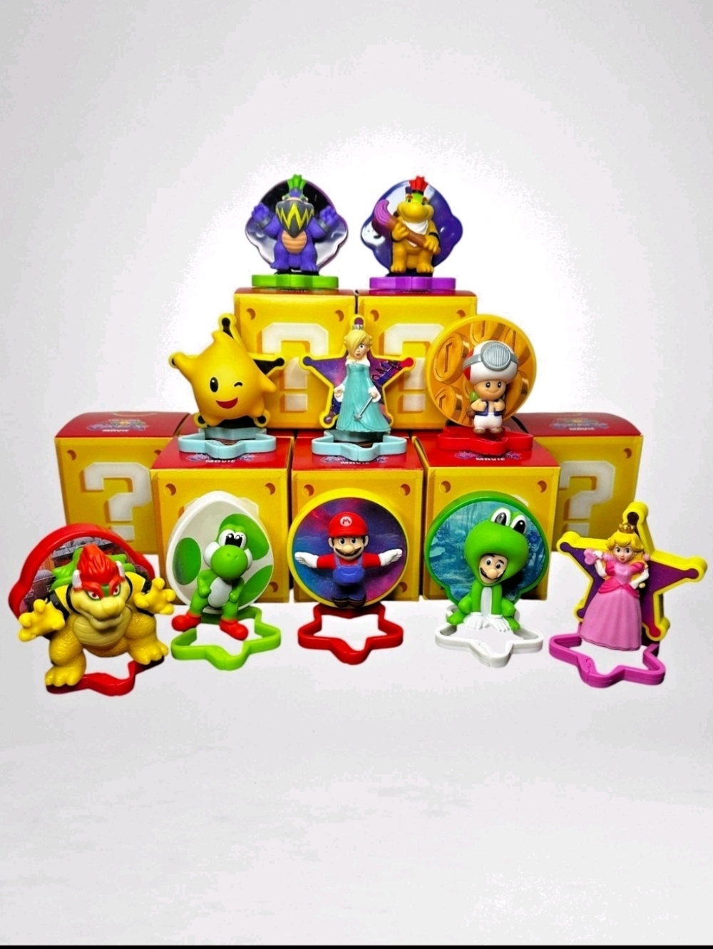 2026 McDonalds Super Mario Galaxy Movie FULL SET x10 Canada Happy Meal Toys NEW